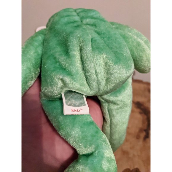 beanie Baby rare Kicks.  ERRORS!  No Ins. Stamp, Tush Tag 1999, Ear Tag 1998 - Picture 9 of 10
